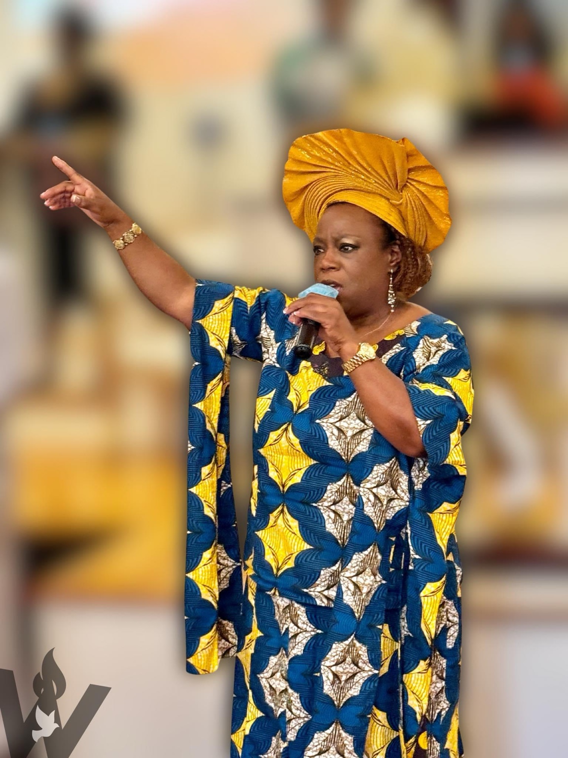 Apostle Marion Hughes preaching